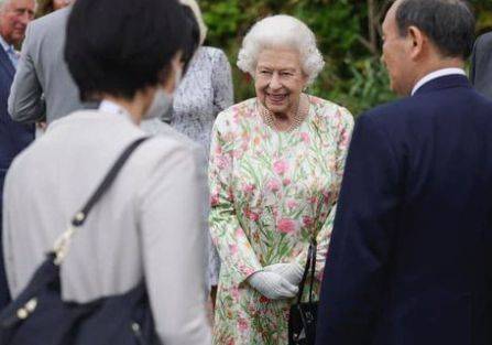 Королева Елизавета II посетила прием в Корнуолле для лидеров стран «Большой семерки». ФОТО