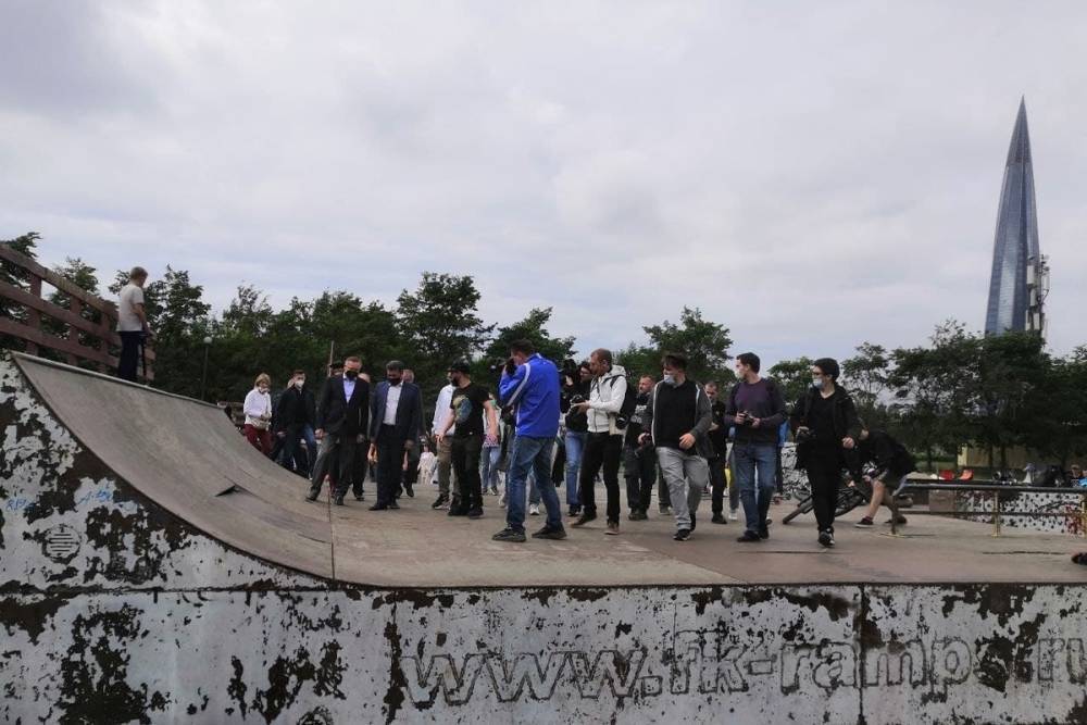 Вместо сноса скейт-парку в Петербурге пообещали ремонт