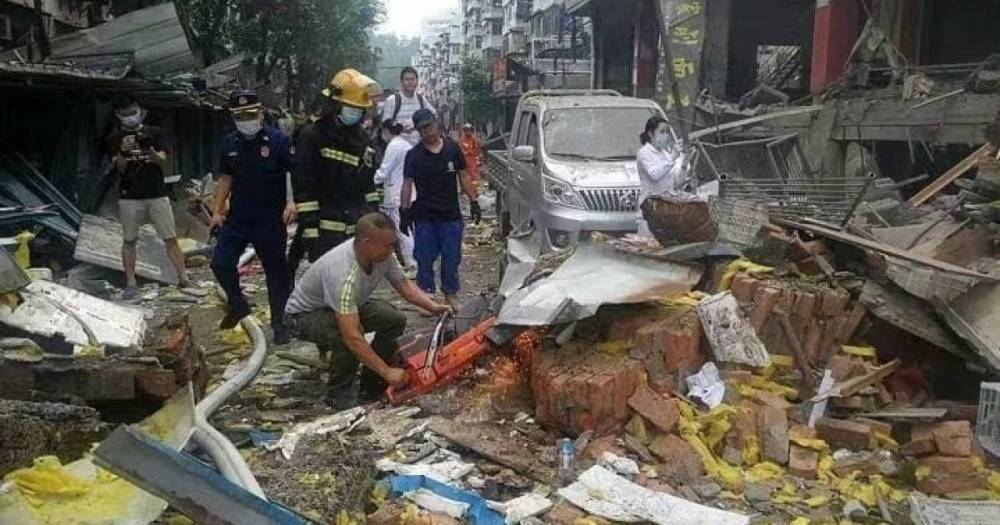 На рынке в Китае прогремел взрыв, есть погибшие (фото, видео)