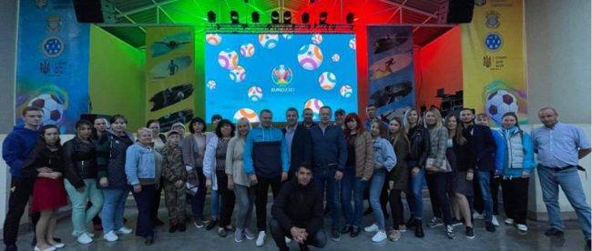 В Краматорске установили Фан-зону 2021: транслируют Чемпионата Европы по футболу