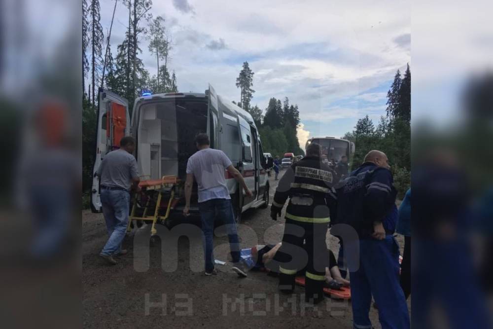 Стало известно о пострадавших после аварии с автобусом в Подпорожье