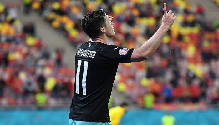 Австриец Грегорич забил 700-й гол в истории чемпионатов Европы