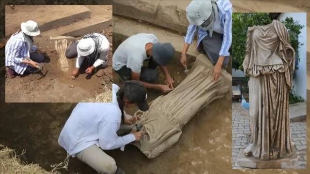 Вторая «Венера Милосская»: в Турции археологи нашли древнюю статую женщины (ВИДЕО)