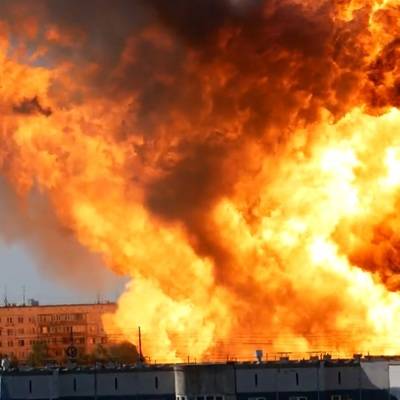 Названа причина пожара на АЗС в Новосибирске