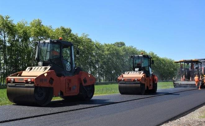 В Актанышском районе Татарстана завершается ремонт дороги по нацпроекту