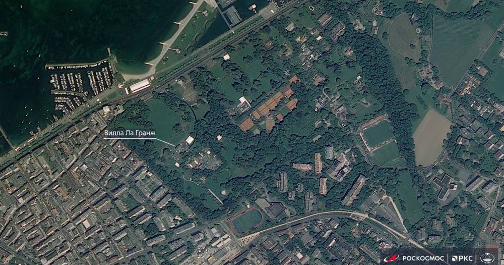 Место встречи Путина и Байдена в усадьбе Ла-Гранж сняли из космоса