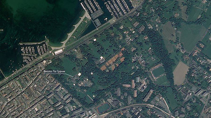 Место встречи Путина и Байдена сфотографировали из космоса