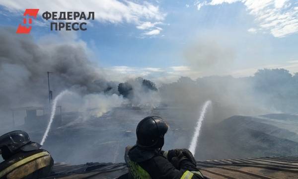 Крупный пожар в Челябинске удалось локализовать