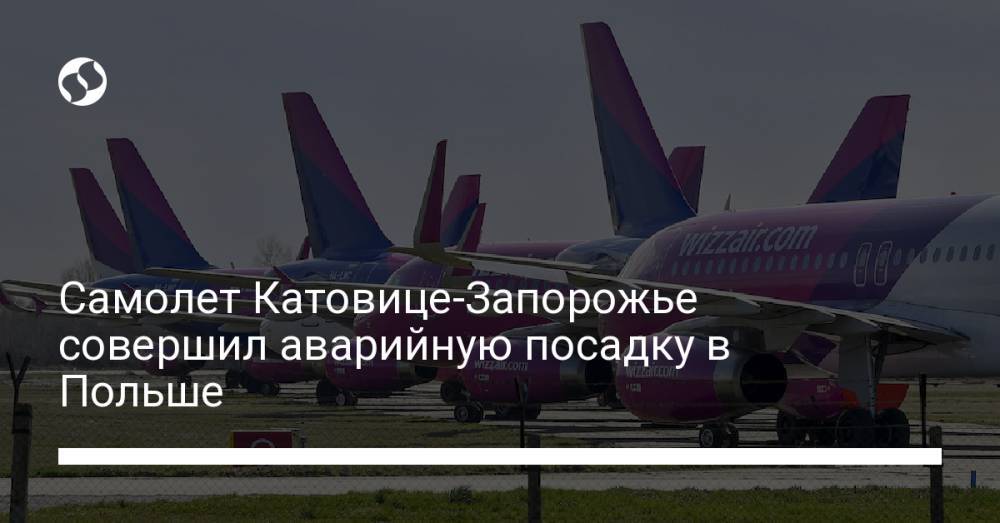 Самолет Катовице-Запорожье совершил аварийную посадку в Польше