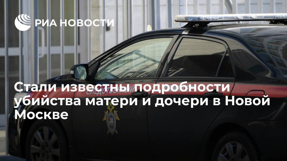 Стали известны подробности убийства матери и дочери в Новой Москве