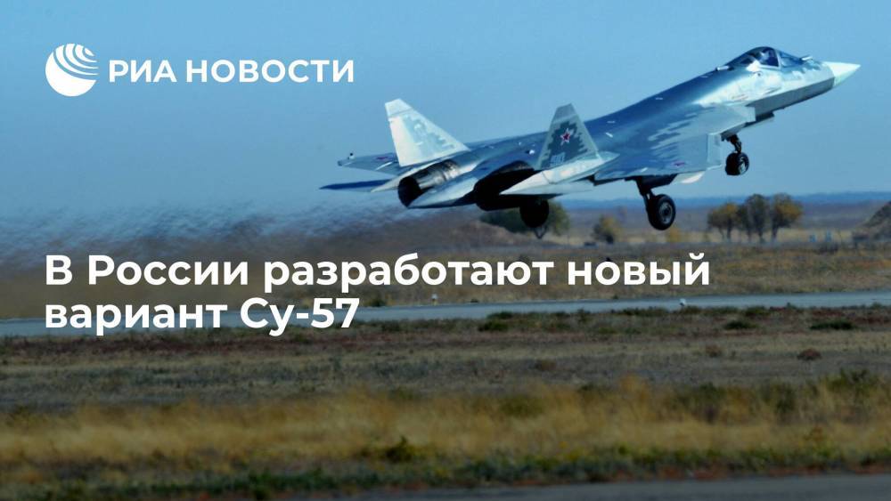 Минобороны и "Сухой" планируют разработать двухместный вариант истребителя Су-57
