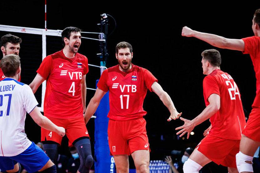 Мужская сборная России по волейболу переиграла Аргентину в Лиге наций