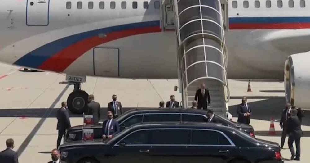 Путин прибыл в Женеву (ВИДЕО)