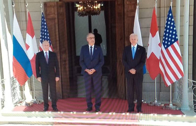 В Женеве началась встреча Владимира Путина и Джо Байдена