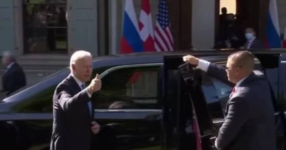 Переговоры Путина и Байдена в Женеве завершились, президент США уехал с виллы (видео)