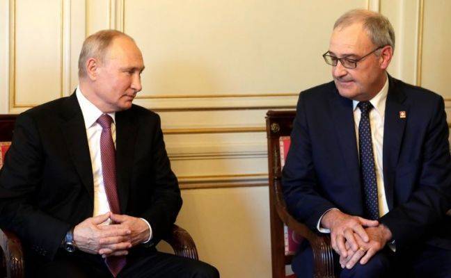 Президент Швейцарии Пармелен обсудил с Путиным «Северный поток — 2»