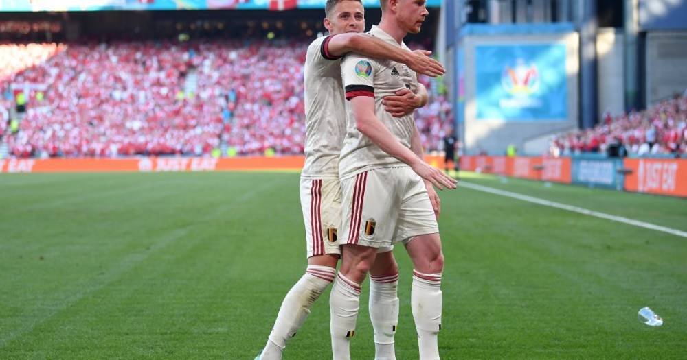 Бельгия одержала волевую победу над командой Дании и вышла в 1/8 финала Евро-2020