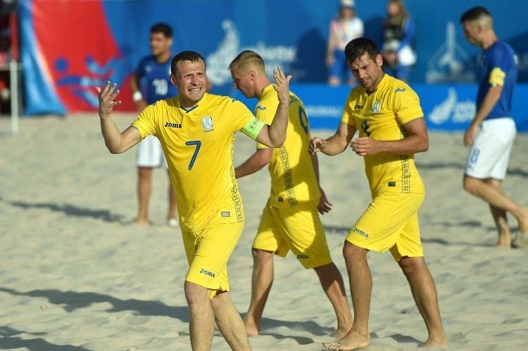 Сборная Украины по пляжному футболу с победы стартовала в отборе к Евролиге-2021