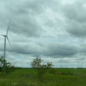 В Мелитопольском районе открыли первую очередь Запорожской ветроэлектростанции. Фото