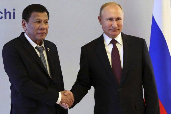Путин договорился с президентом Филиппин о поставке российских вакцин