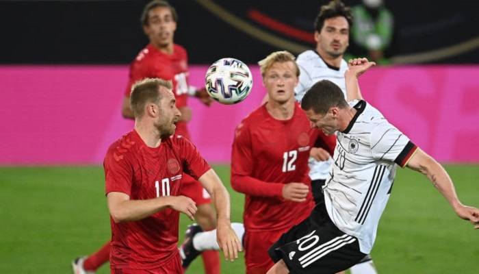 Германия упустила победу над Данией в товарищеском матче