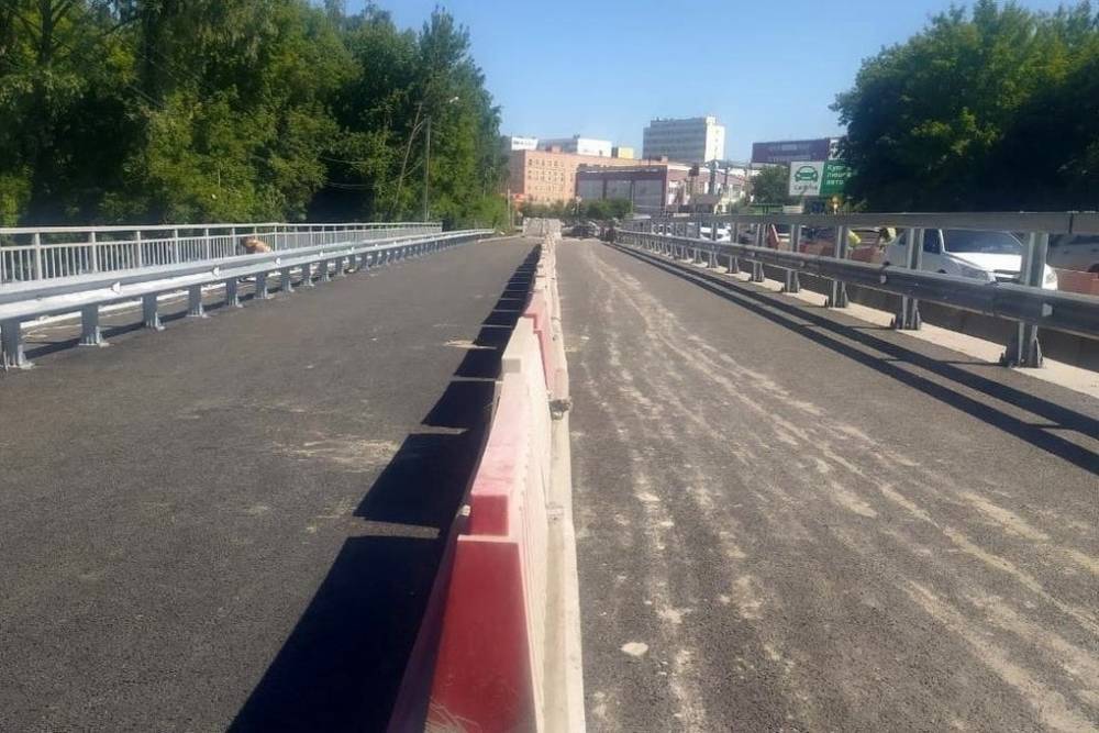 В Рязани открыли движение по отремонтированной части моста через Трубеж
