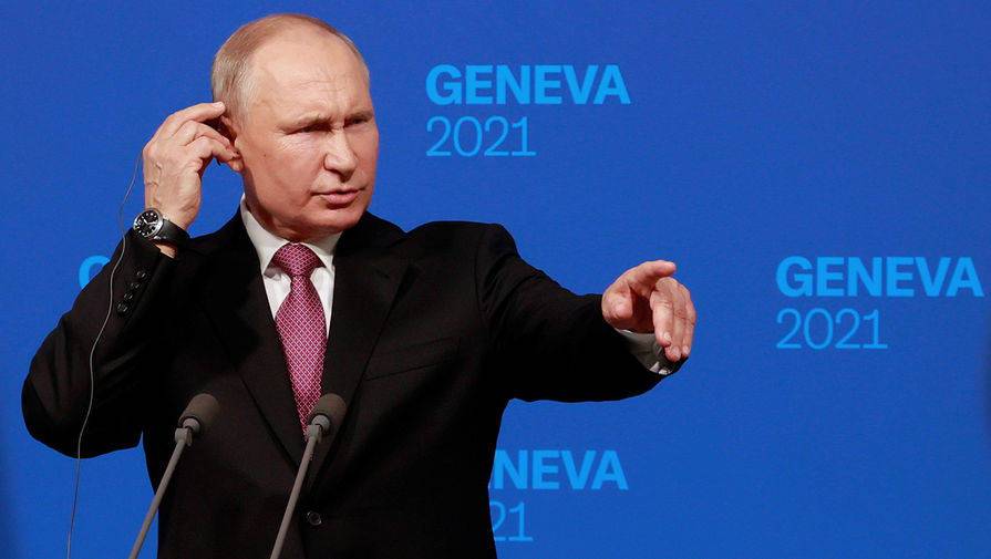 Песков объяснил присутствие иностранных СМИ на брифинге Путина в Женеве