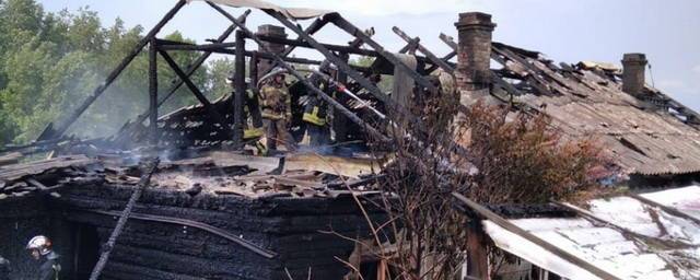 В Красноярске при пожаре в жилом доме погибла пожилая женщина