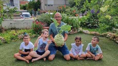 Израильский дедушка вырастил гигантскую кольраби и накормил ею 40 человек