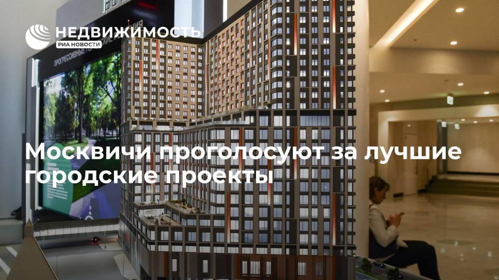 Москвичи проголосуют за лучшие городские проекты