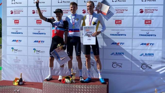Велогонщик из Ленобласти победил на чемпионате России