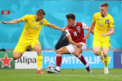 Сборная Украины проиграла Австрии на чемпионате Европы