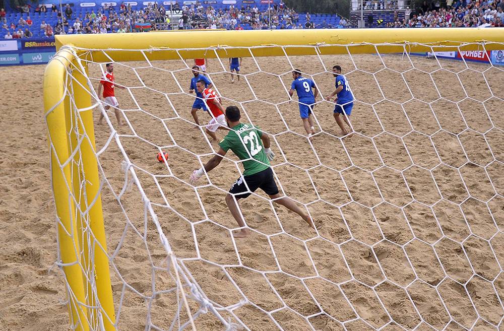"Лужники" готовятся принять чемпионат мира по пляжному футболу