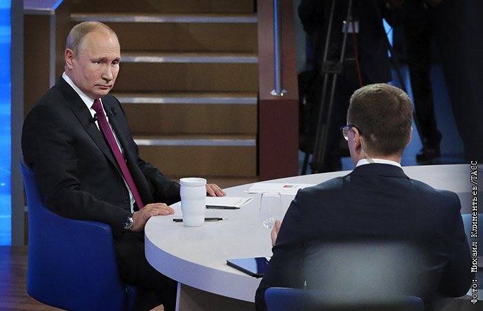"Прямая линия" с Путиным в этом году будет "высокотехнологичной"