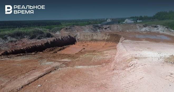 В Татарстане экологи обнаружили незаконную добычу песка
