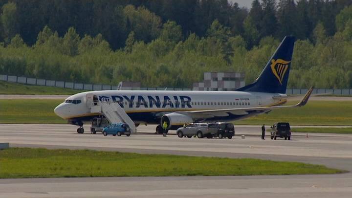 Промежуточный отчет об инциденте с самолетом Ryanair ожидается 23 июня