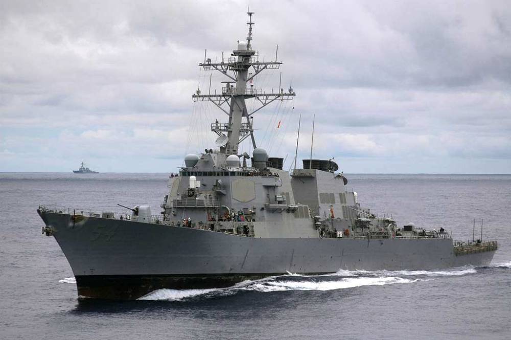 Китай выразил протест США в связи с проходом эсминца USS Curtis Wilbur через Тайваньский пролив