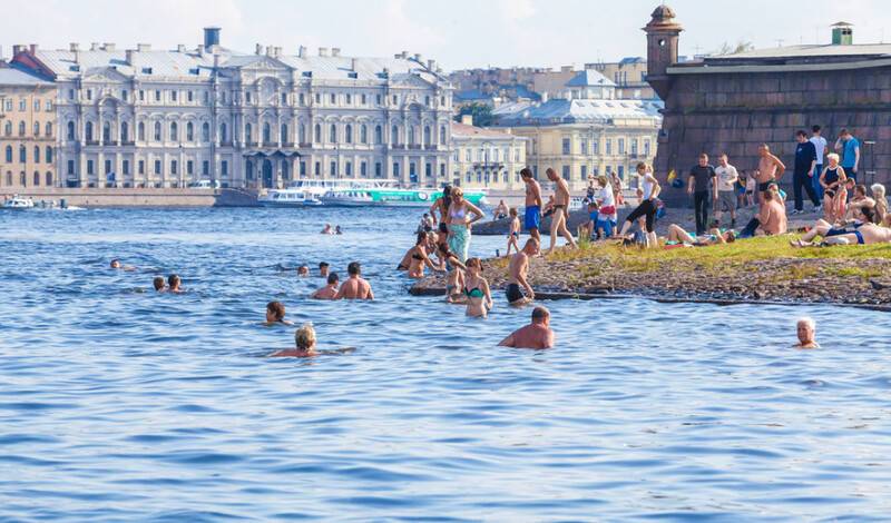 В Санкт-Петербурге прогнозируется 35-градусная жара