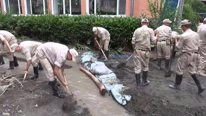 Новости на "России 24". Работы по ликвидации последствий потопа в Крыму продолжаются