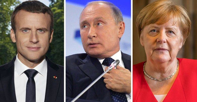 Меркель и Макрон предложили пригласить Путина на встречу с лидерами стран ЕС