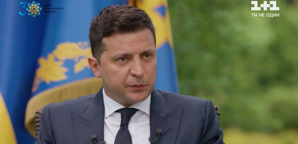 Зеленский: Если не договоримся с США, РФ и Европой, то судьбу Донбасса решит референдум