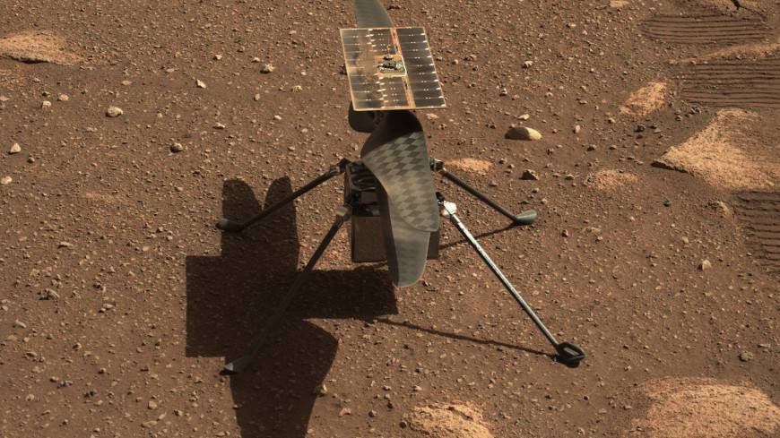 NASA: Вертолет Ingenuity за три месяца налетал на Марсе почти километр