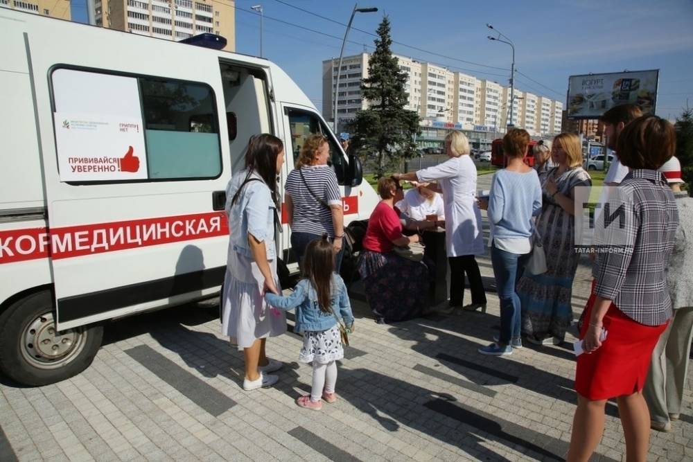 Covid-вакцинация у станций метро в Казани приостановлена из-за жары