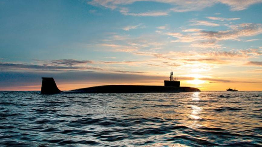 Атомная подлодка "Белгород" вышла на морские испытания в Белое море