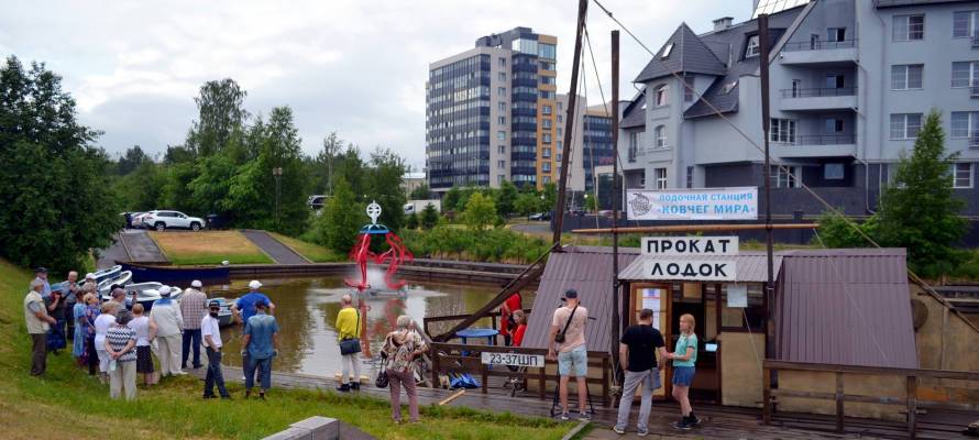 Лодочная станция «Ковчег мира» открылась на набережной Петрозаводска (ФОТО)