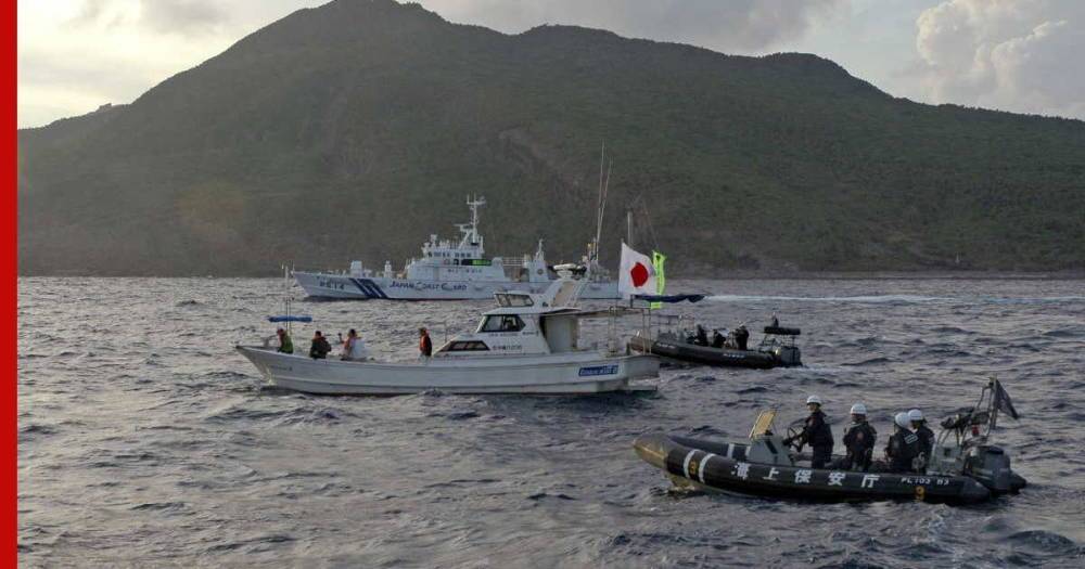 Китайские вооруженные корабли вошли в территориальные воды Японии