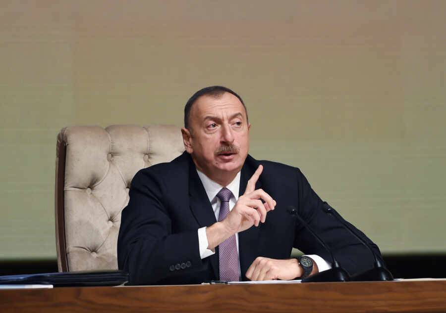 Алиев заявил о намерении увеличивать военную мощь Азербайджана