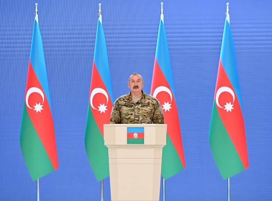 Президент Ильхам Алиев: Сегодня азербайджанская армия входит в число сильных в мировом масштабе