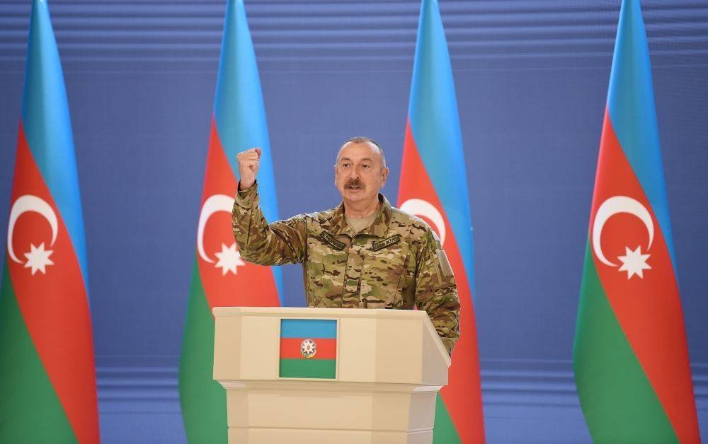 Президент Ильхам Алиев: Армения должна знать, что железный кулак остается на месте
