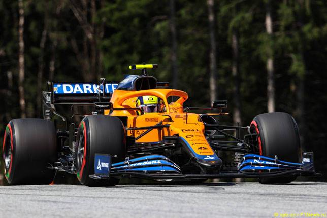 Норрис принёс McLaren лучшую стартовую позицию в сезоне